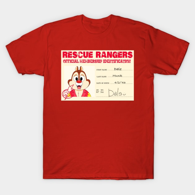 Dale: Rescue Rangers I.D. T-Shirt by Nick Mantuano Art